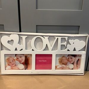 🎉1 hr sale 🎉White Love frame 🖼💕